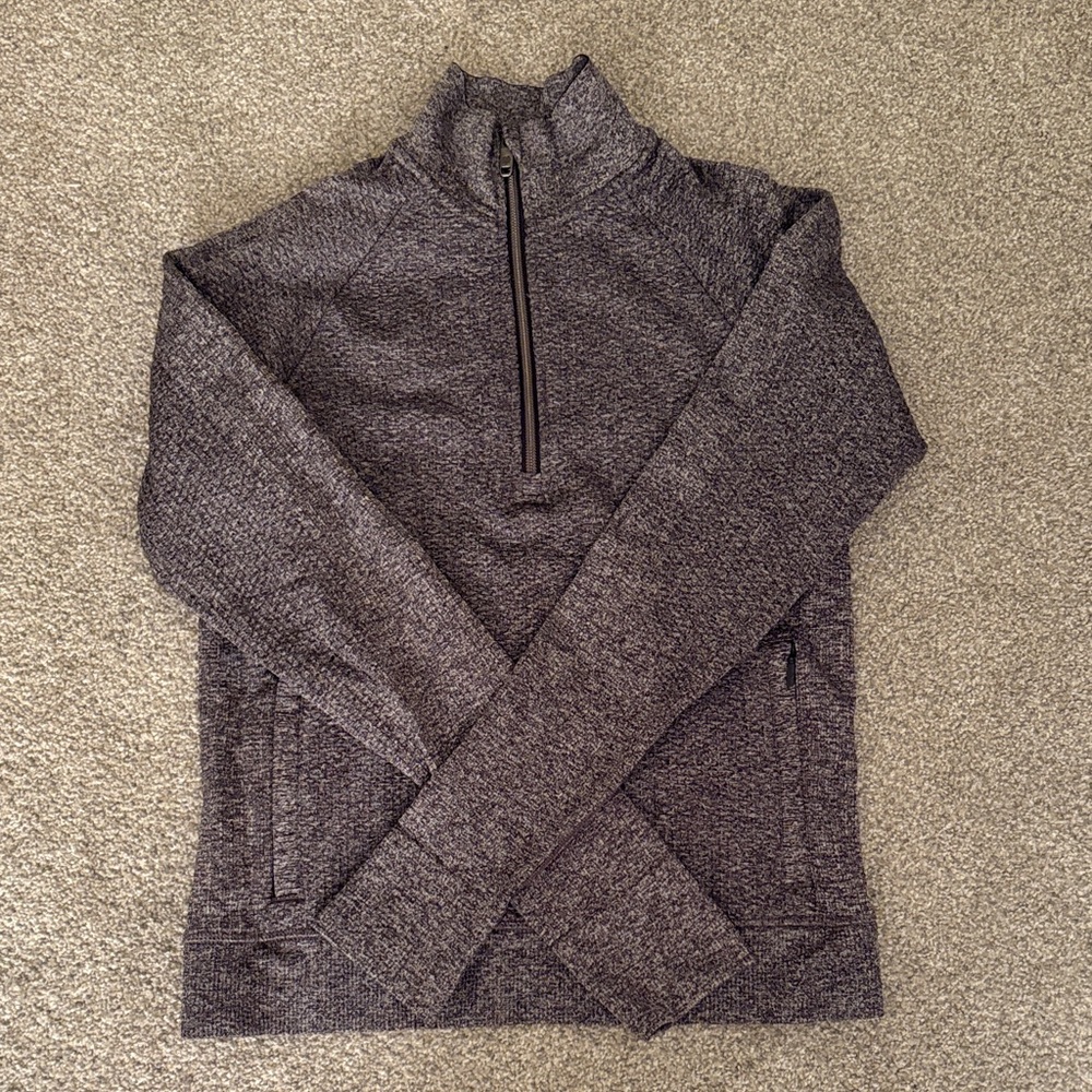 lululemon athletica Heathered Gray half Zip